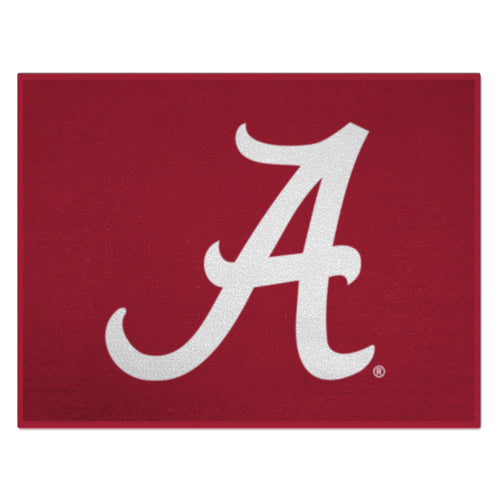 University of Alabama All-Star Mat by Logo Brands, featuring team logo and vibrant crimson design, perfect for sports fan decor.