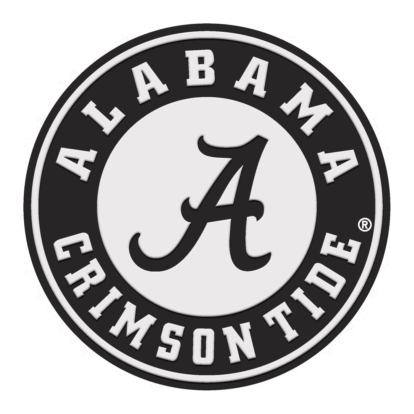 University of Alabama Chrome Emblem