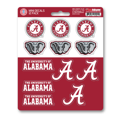 University of Alabama Mini Decal 12-pk