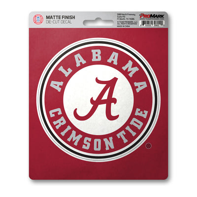 University of Alabama Matte Decal