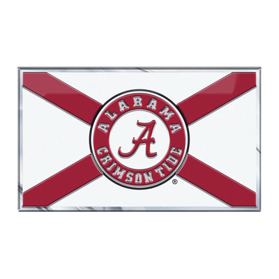 University of Alabama Embossed State Flag Emblem