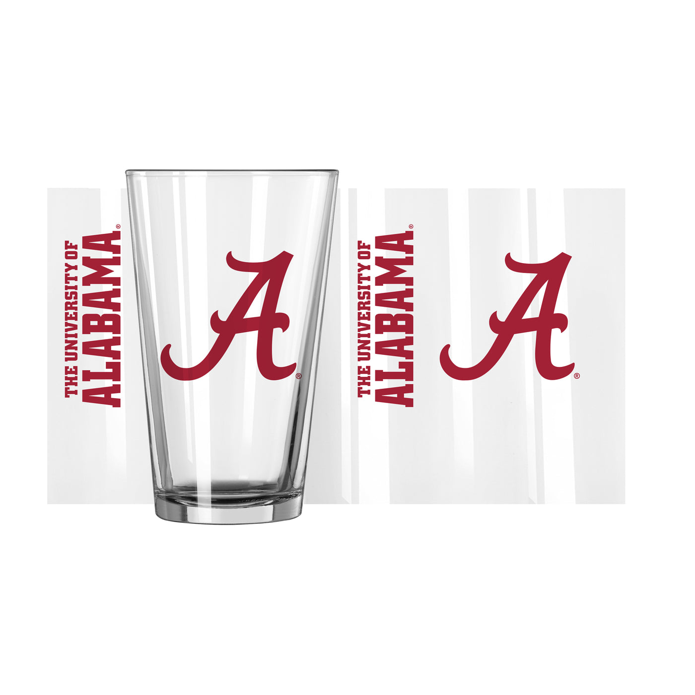 Alabama 16oz Gameday Pint Glass - Logo Brands