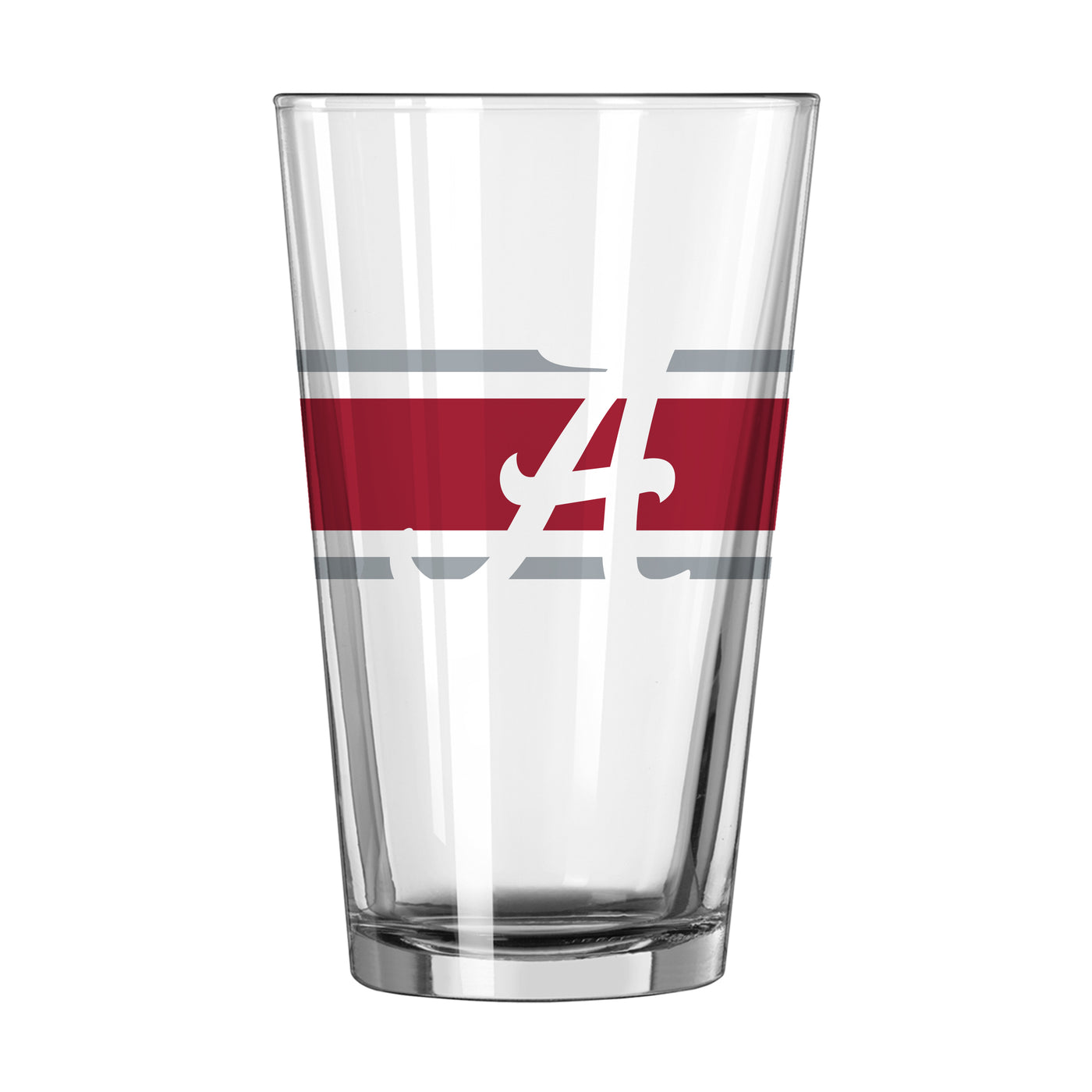 Alabama 16oz Stripe Pint Glass