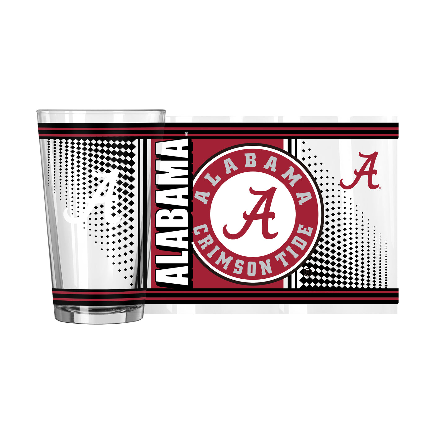 Alabama 16oz Hero Pint Glass