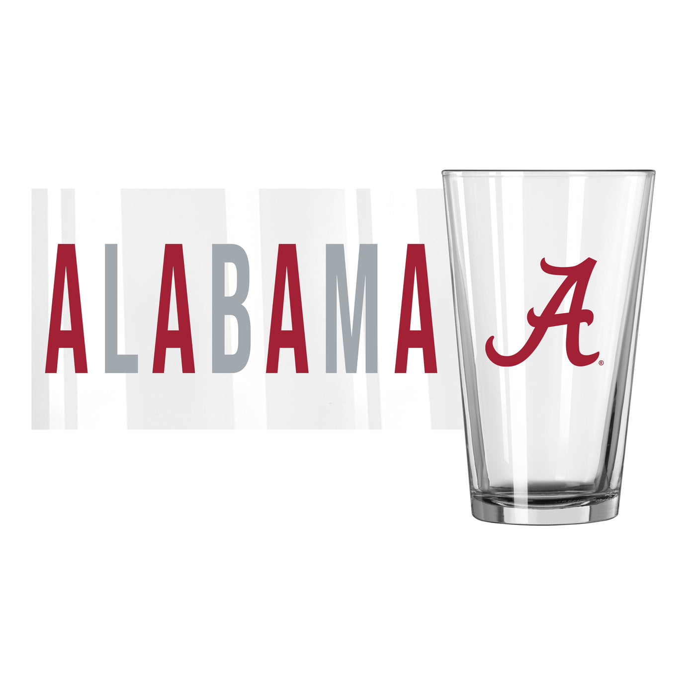 Alabama 16oz Overtime Pint Glass