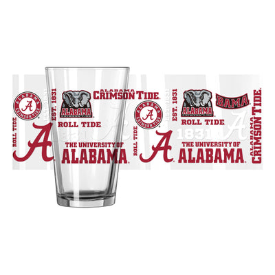 Alabama 16oz Spirit Pint Glass
