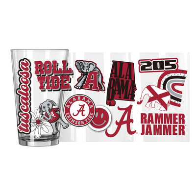 Alabama 16oz Native Pint Glass