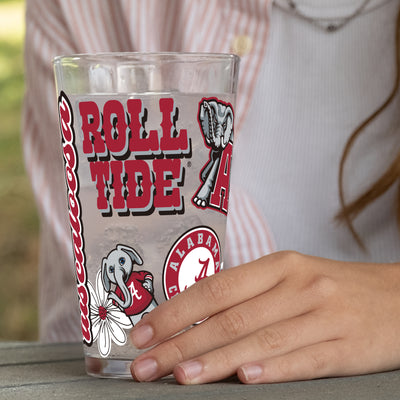 Alabama 16oz Native Pint Glass