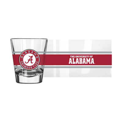 Alabama 2oz Stripe Shot Glass