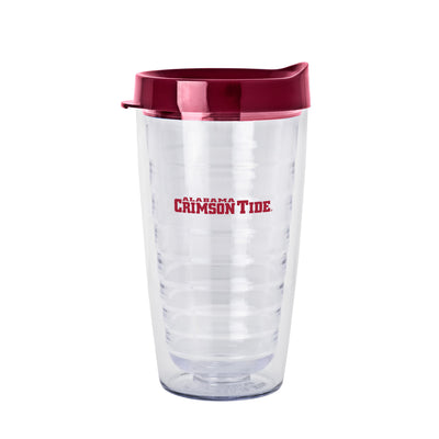 Alabama 16oz Flipside Dbl Wall Clear Tumbler