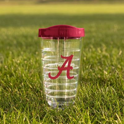 Alabama 16oz Flipside Dbl Wall Clear Tumbler