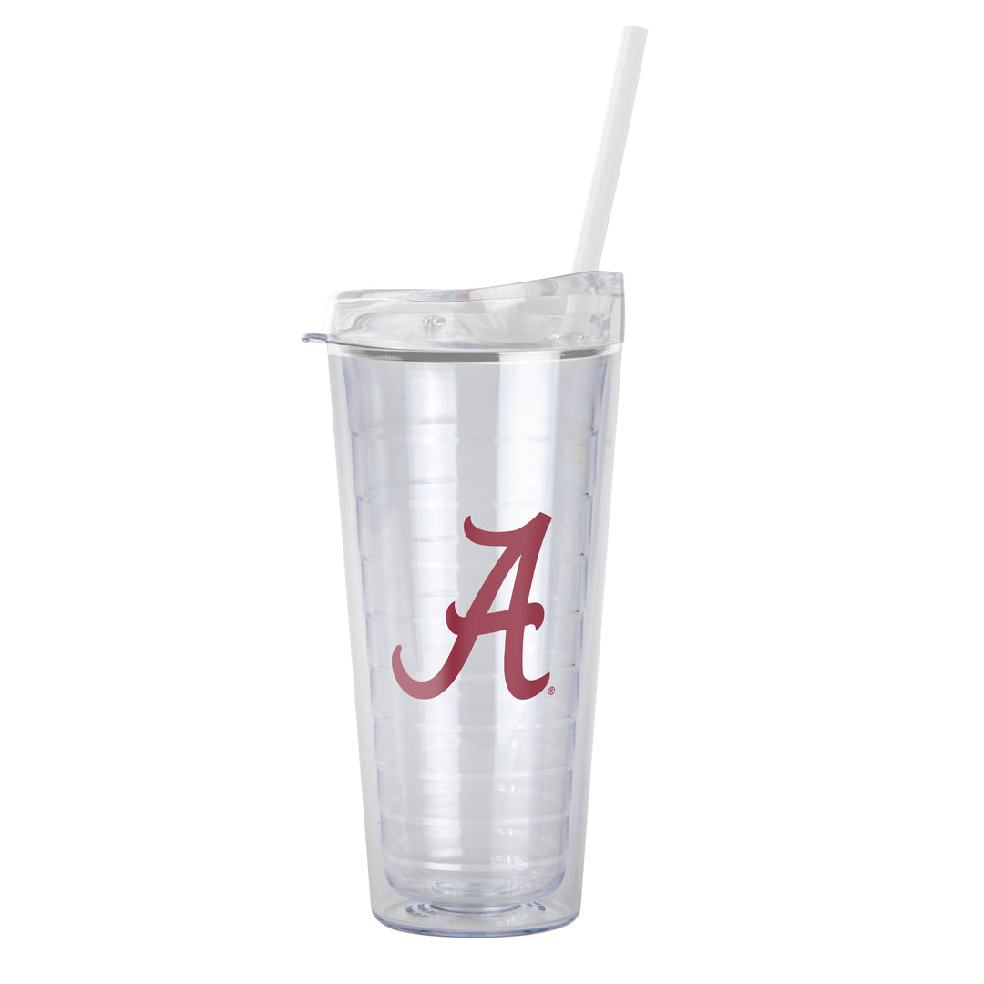 Alabama 22oz Flipside Dbl Wall Clear Tumbler