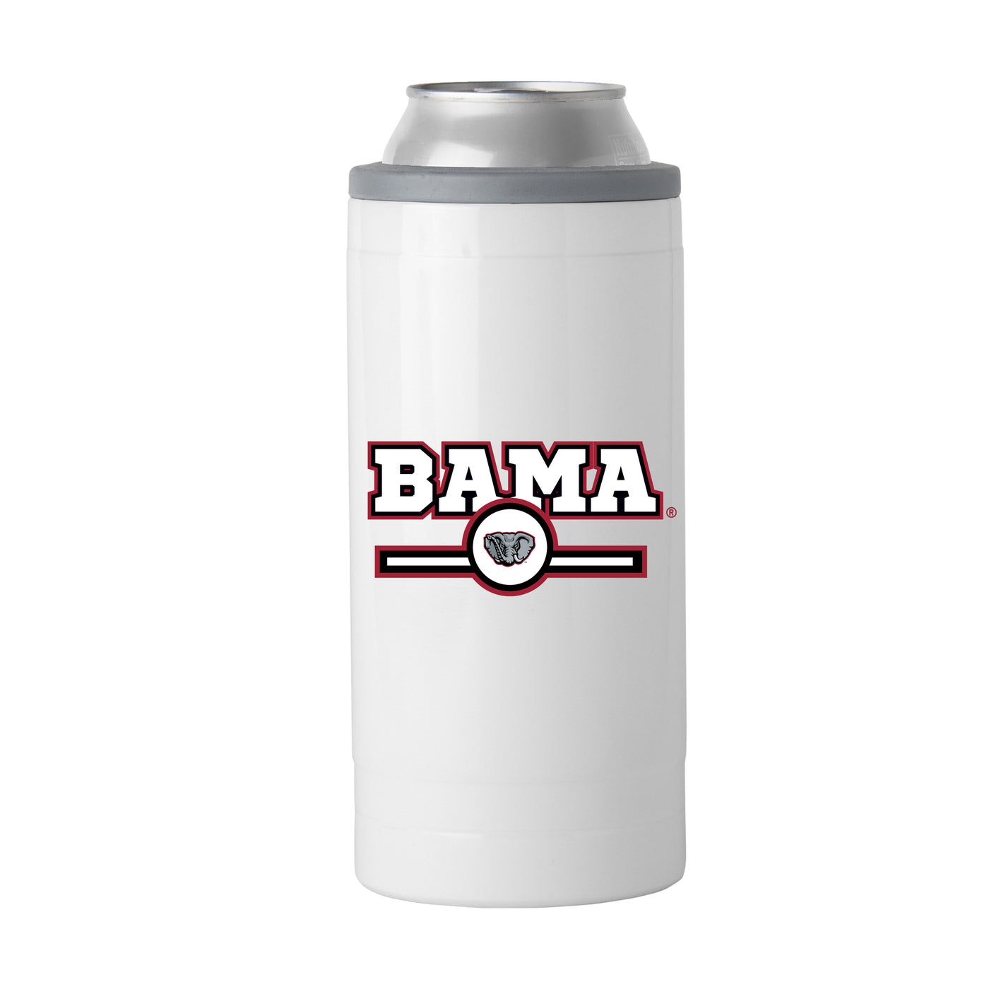 Alabama Letterman 12 oz Slim Can Coolie