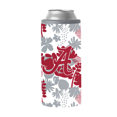 Alabama 12oz Floral Slim Can Coolie