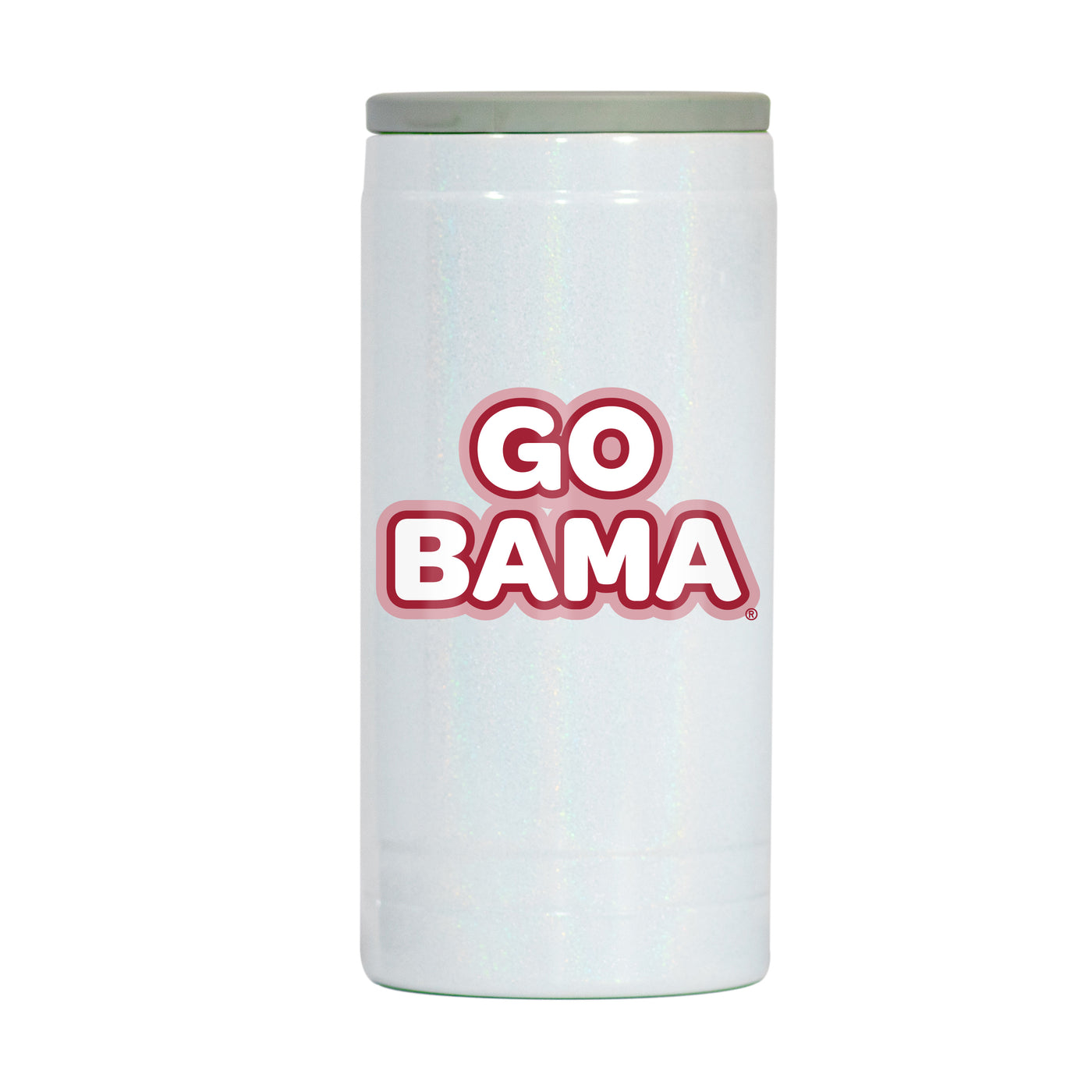 Alabama 12oz Bubble Iridescent Slim Coolie - Logo Brands