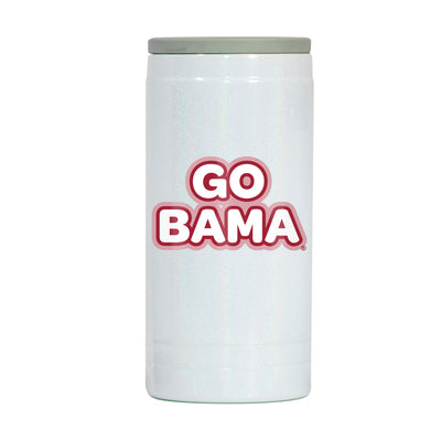 Alabama 12oz Bubble Iridescent Slim Coolie - Logo Brands