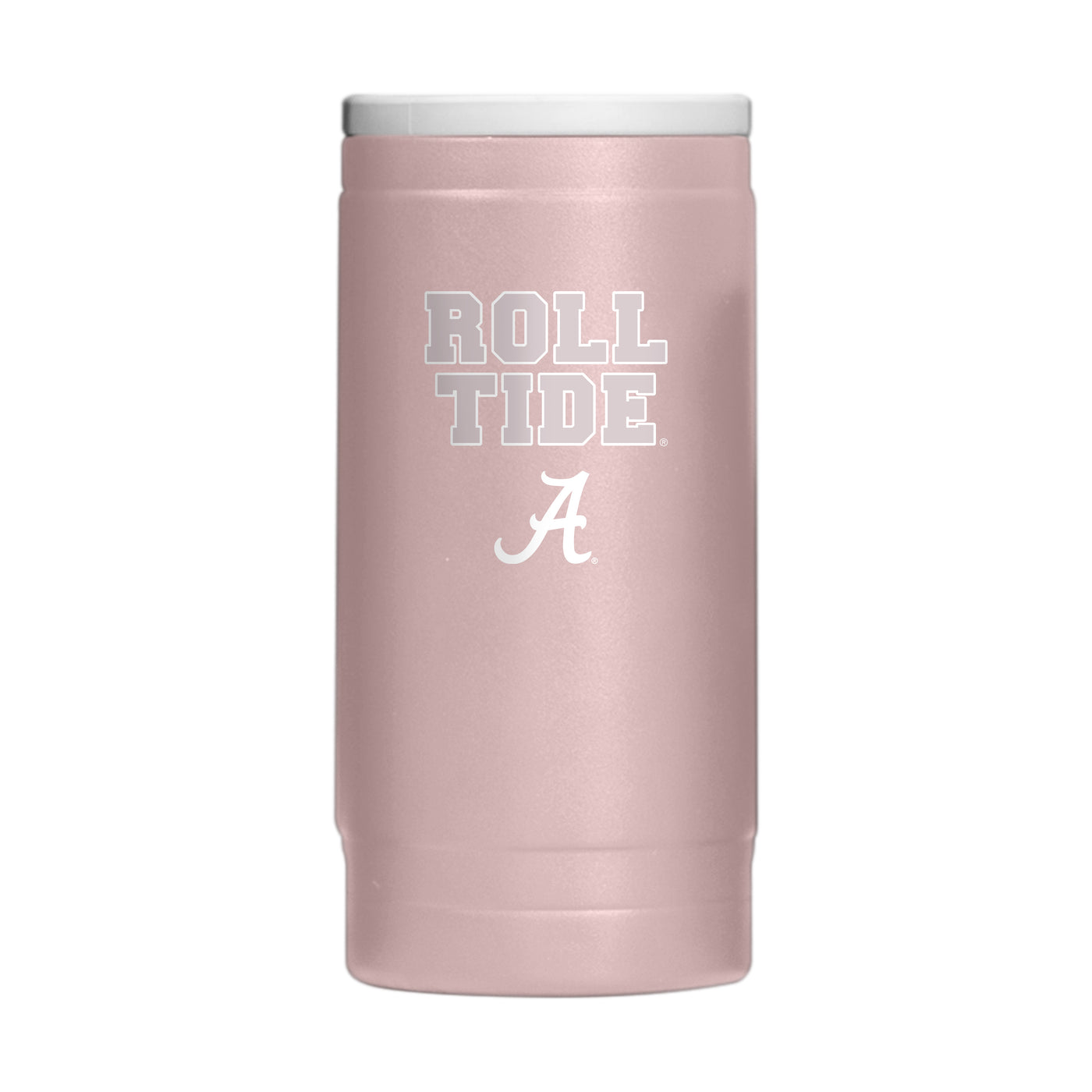 Alabama  Stencil Powder Coat Slim Can Coolie