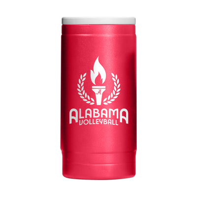 Alabama Volleyball 12oz Powdercoat SlimCan Coolie