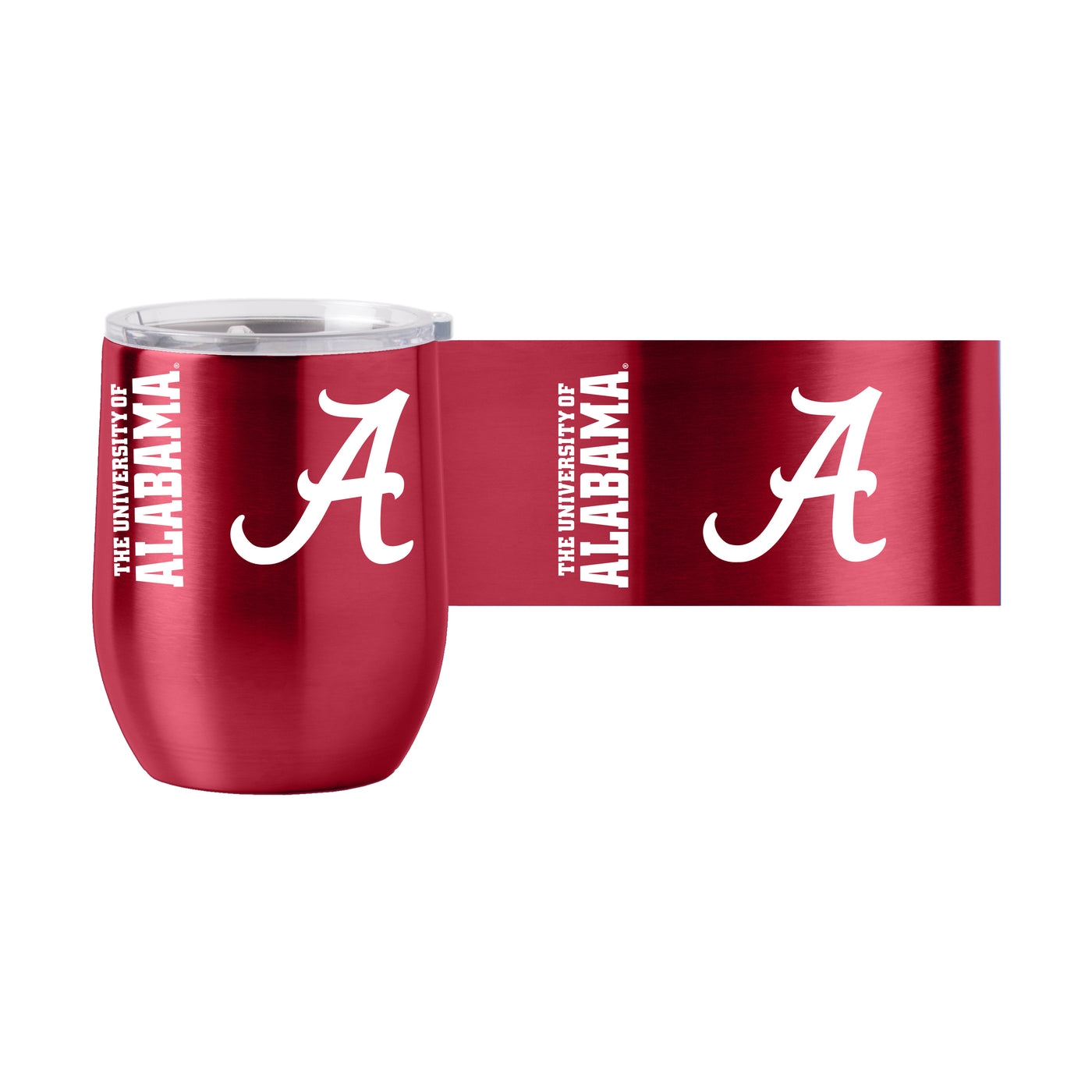 Alabama 16oz Gameday Stainless Curved Beverage