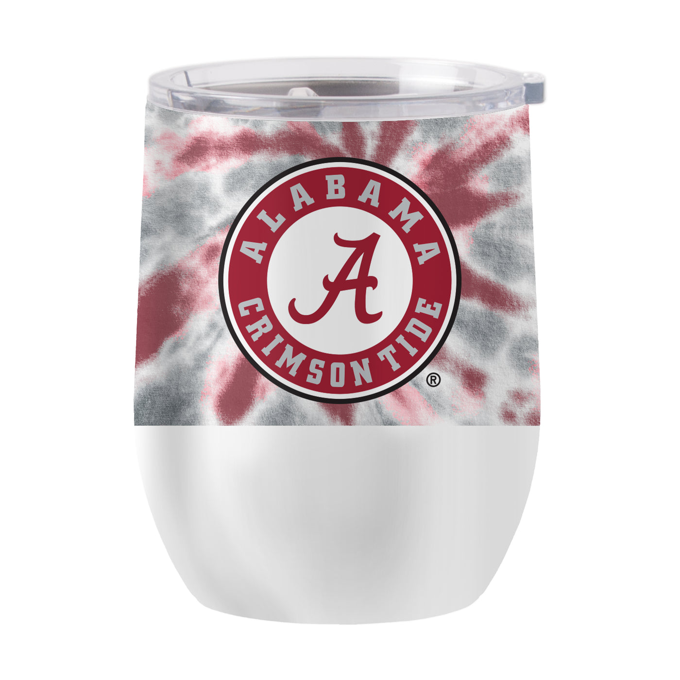 Alabama 16oz Tie Dye Stainless Curved Beverage