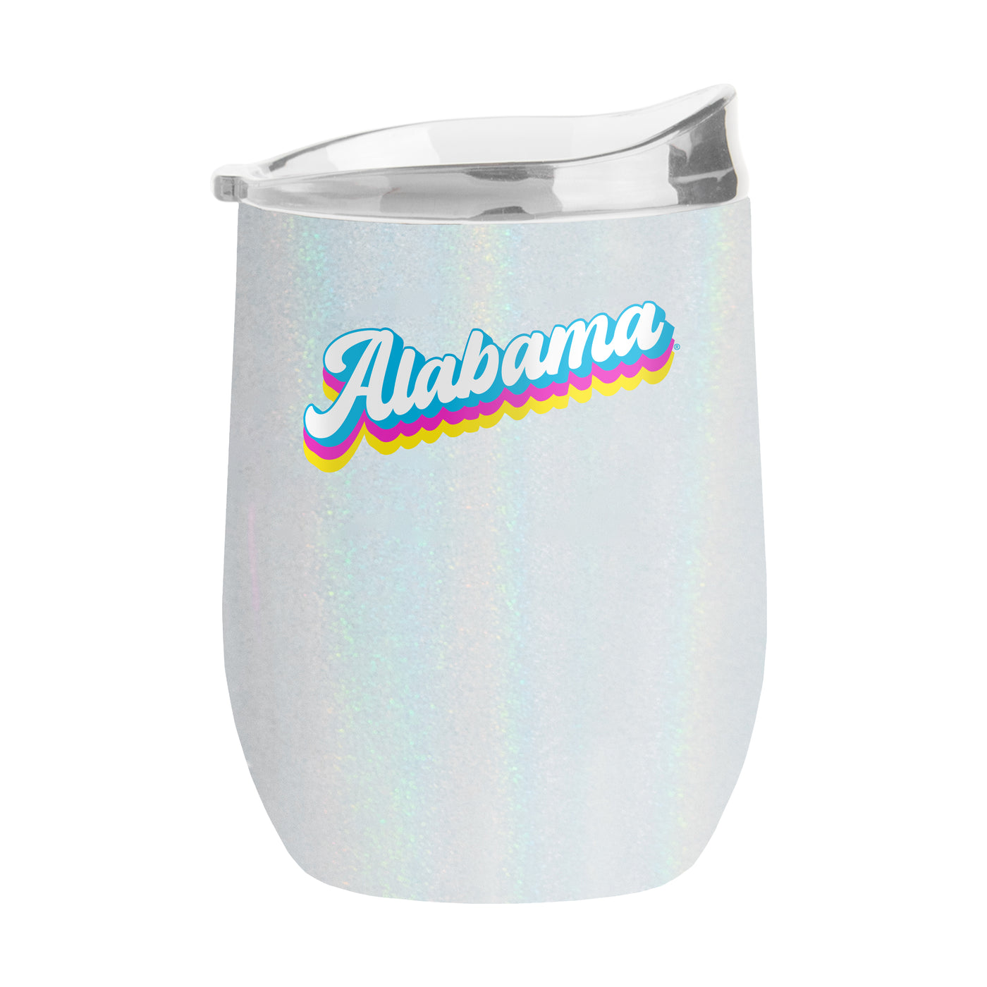 Alabama 16oz Shadow Iridescent Curved Tumbler