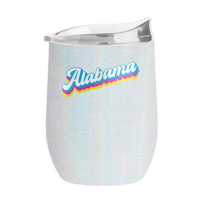 Alabama 16oz Shadow Iridescent Curved Tumbler