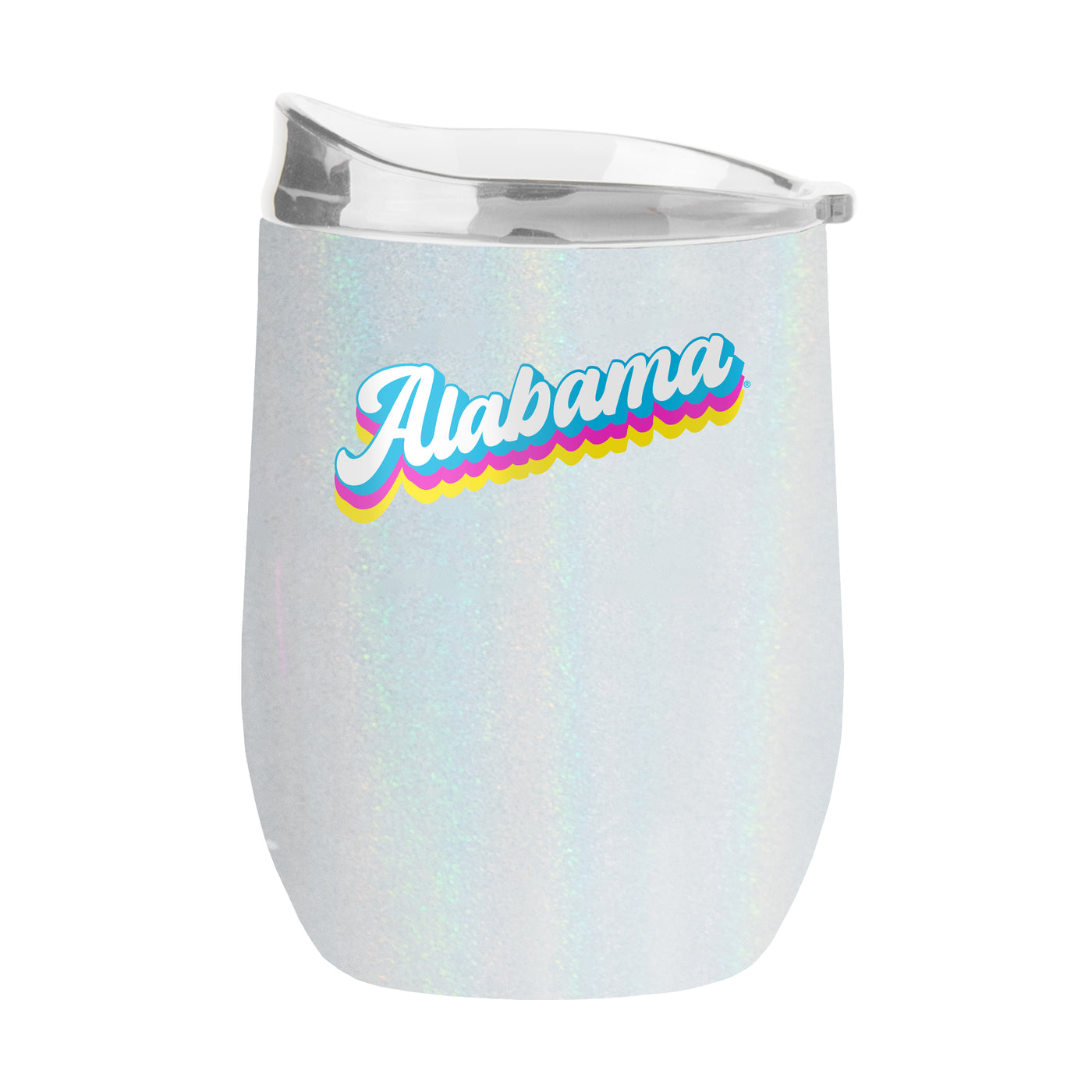 Alabama 16oz Shadow Iridescent Curved Tumbler