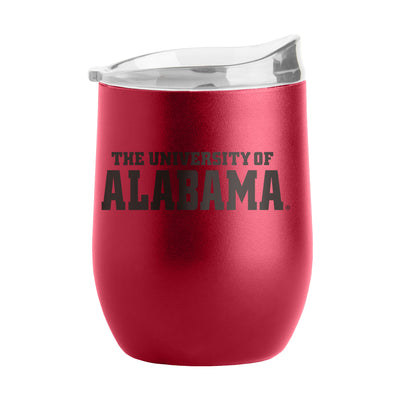 Alabama 16oz Flipside Powder Coat Curved Beverage - Logo Brands