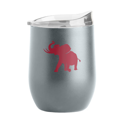 Alabama Gray 16oz Flipside Powder Coat Curved Bev