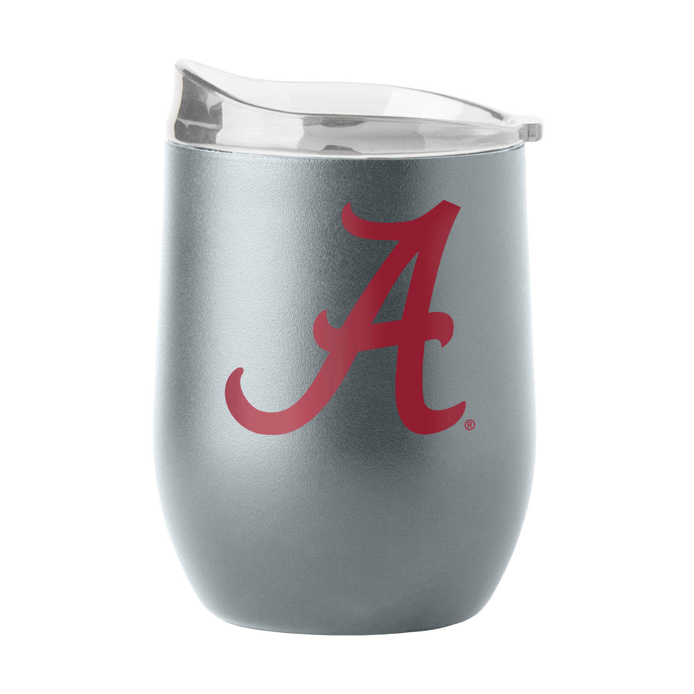 Alabama Gray 16oz Flipside Powder Coat Curved Bev