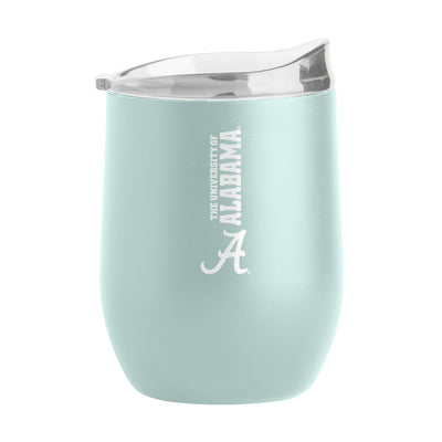 Alabama 16oz Vertical Powder Coat Curved Beverage