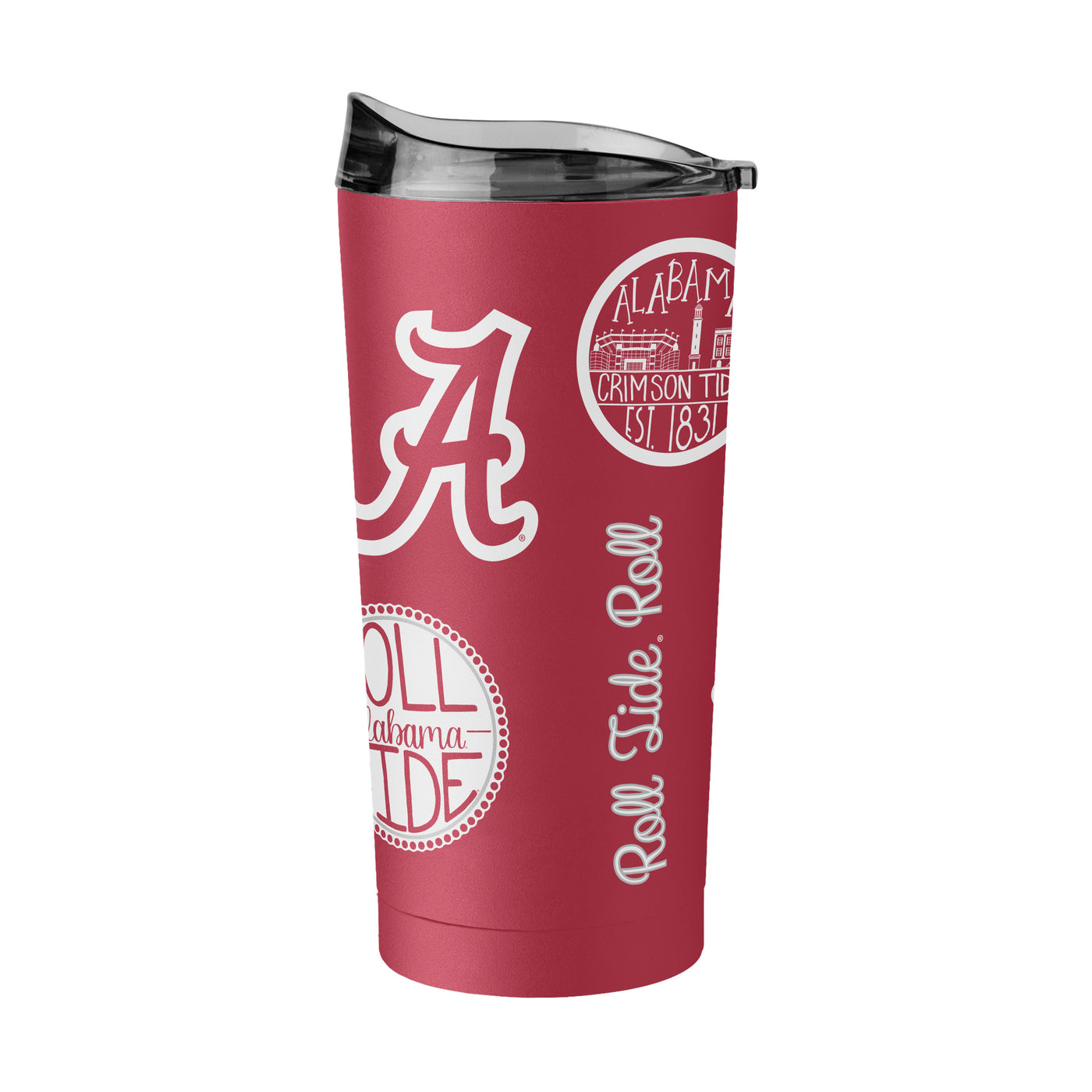 Alabama Cardinal 20oz Native Powder Coat Tumbler