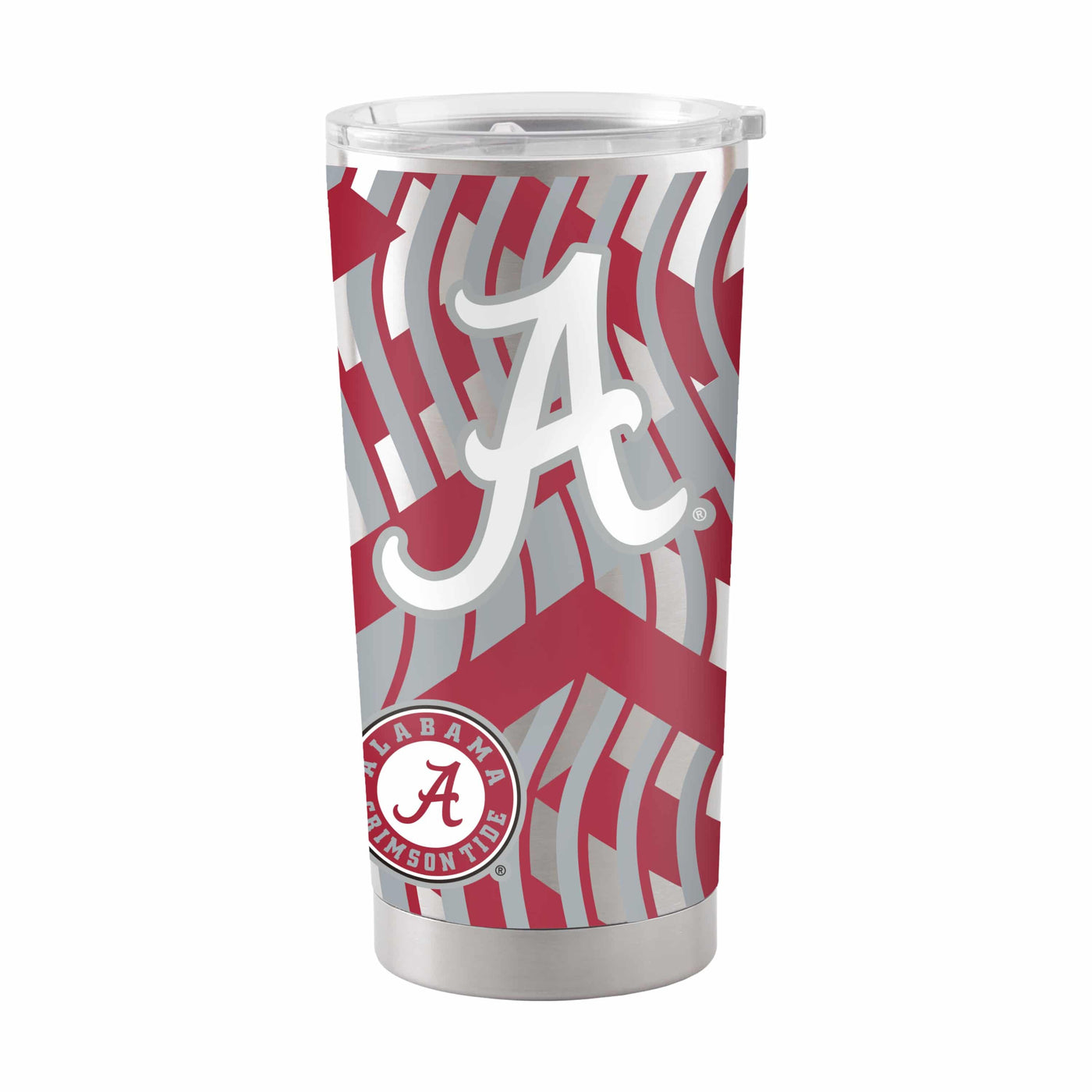 Alabama 20oz Flex Silver Stainless Tumbler