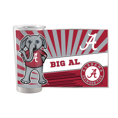 Alabama 20oz Mascot Stainless Steel Tumbler