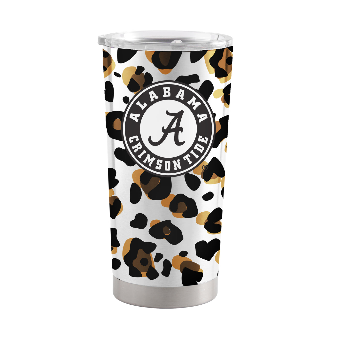 Alabama 20oz Neutral Leopard Stainless Steel Tumbler