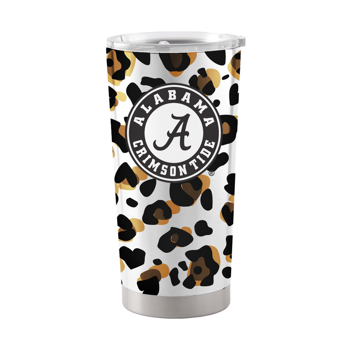 Alabama 20oz Neutral Leopard Stainless Steel Tumbler