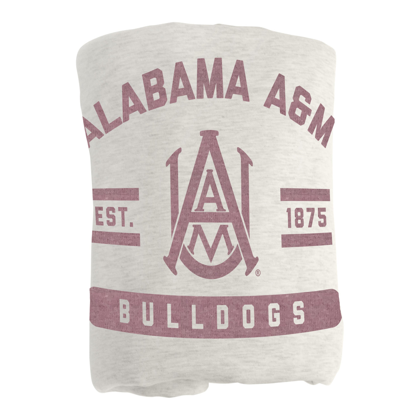 Alabama A&M Oatmeal Sweatshirt Blanket - Logo Brands