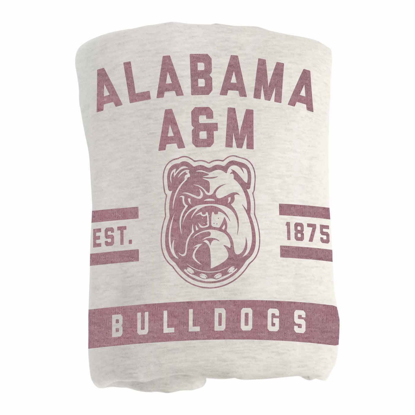 Alabama A&M Oatmeal Sweatshirt Blanket