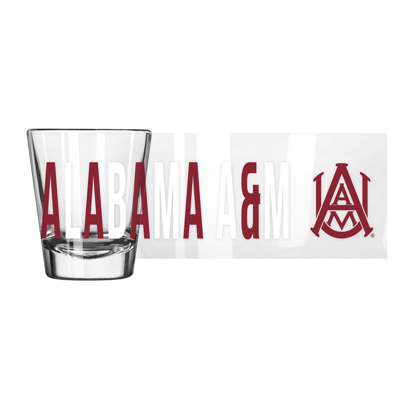 Alabama A&M 2oz Overtime Shot Glass