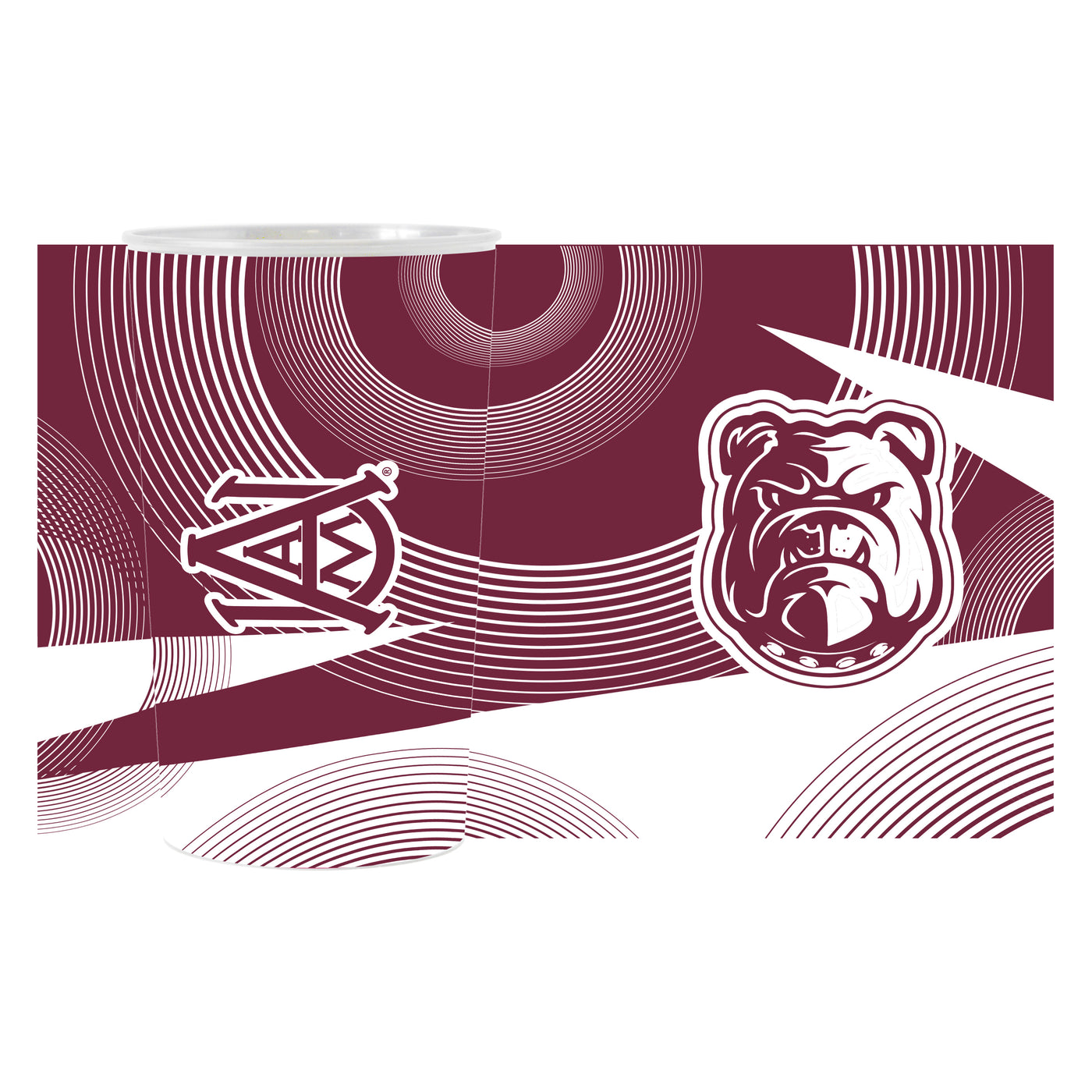 Alabama A&M Geometric Hardwall Cup 4 Pack