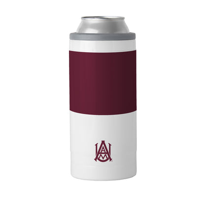 Alabama A&M Colorblock 12oz Slim Can Coolie