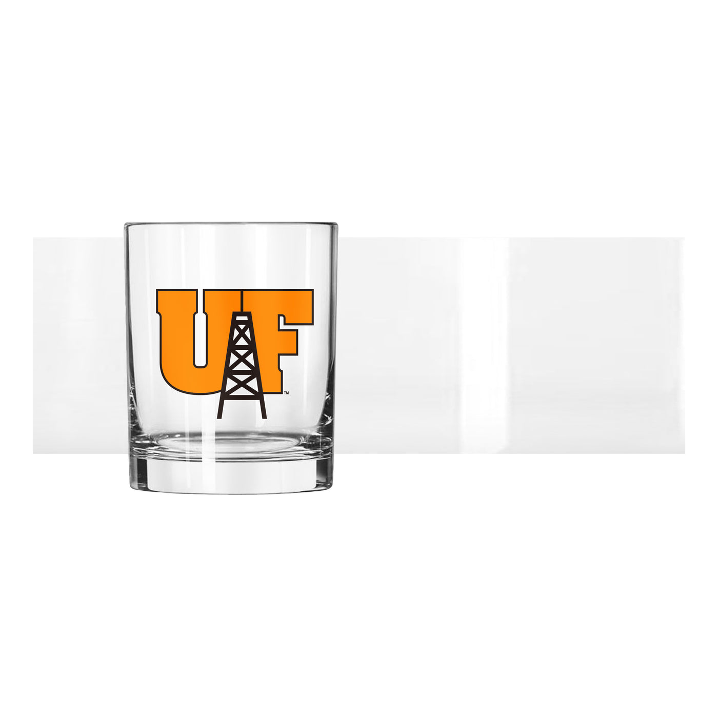 Findlay University 14oz Logo Rocks Glass