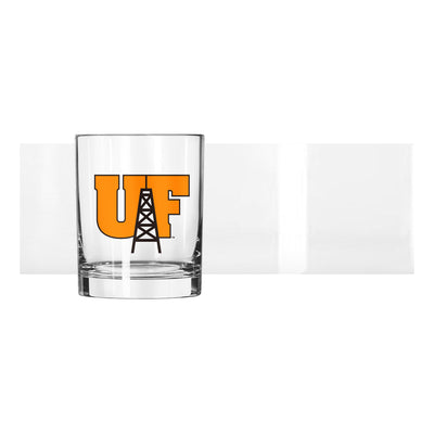 Findlay University 14oz Logo Rocks Glass