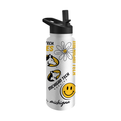 Michigan Tech 34oz Native Quencher Bottle