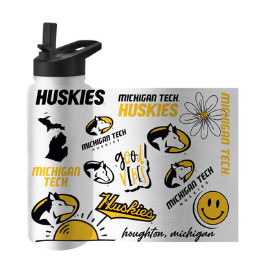 Michigan Tech 34oz Native Quencher Bottle