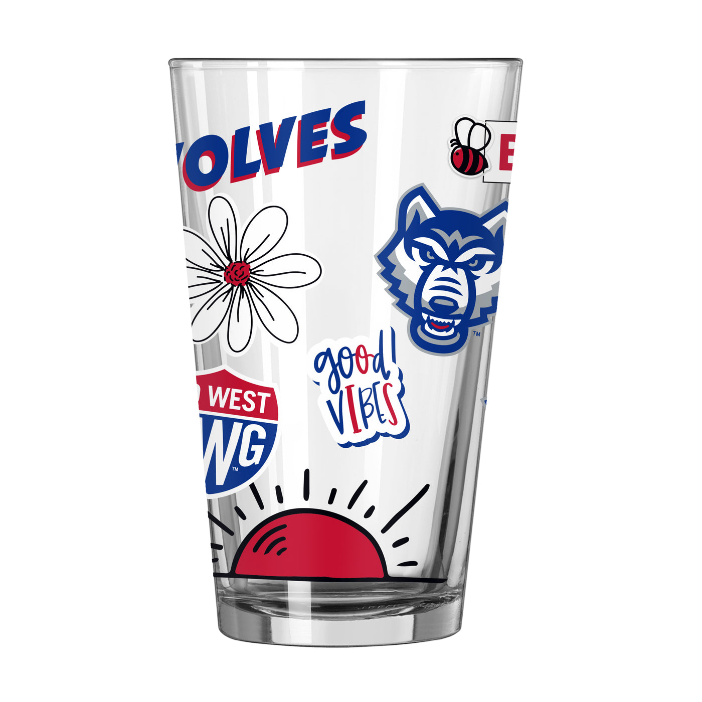 West Georgia 16oz Native Pint Glass