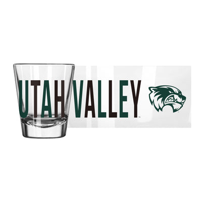 Utah Valley State 2oz Overtime Shot Glass