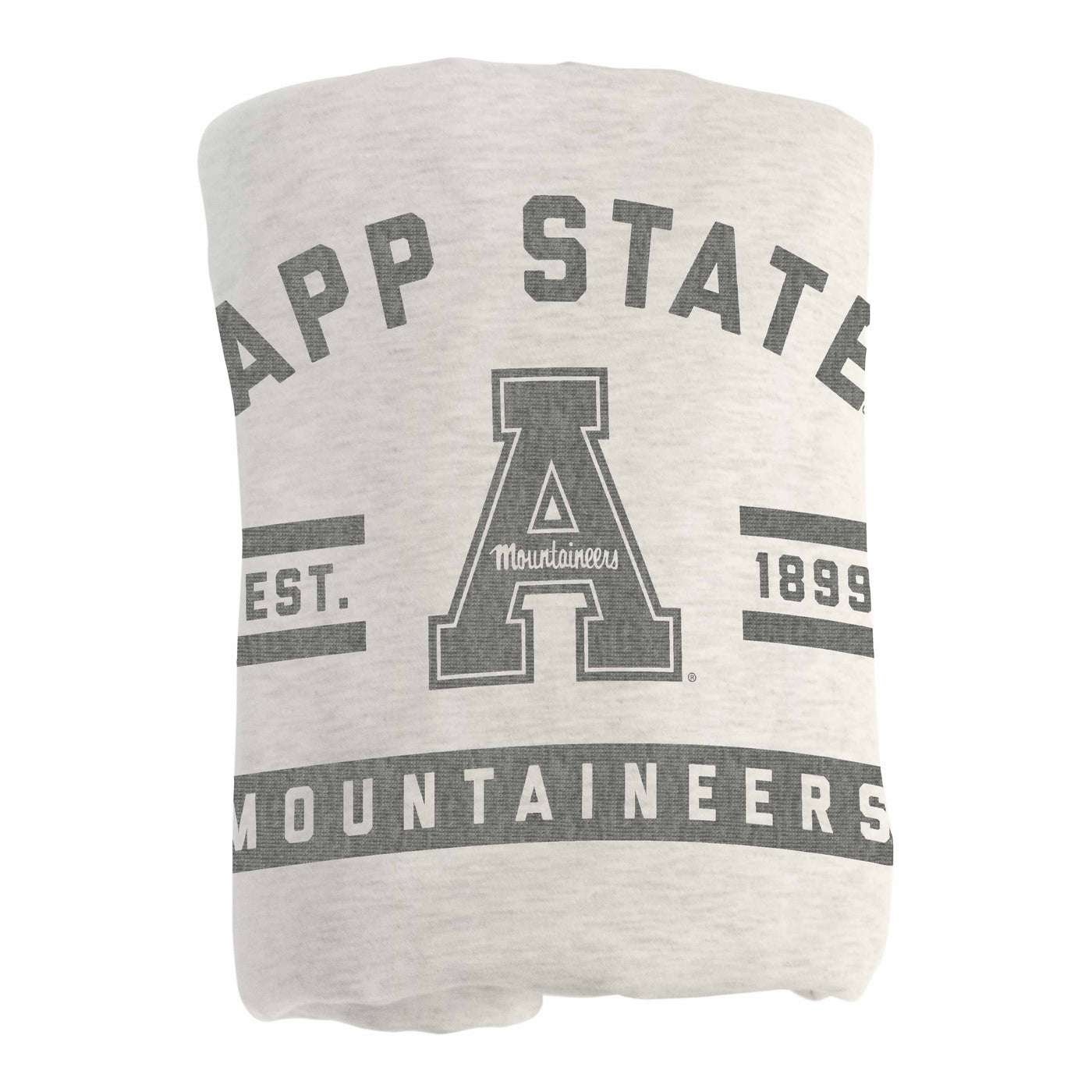 Appalachian State Oatmeal Sweatshirt Blanket - Logo Brands