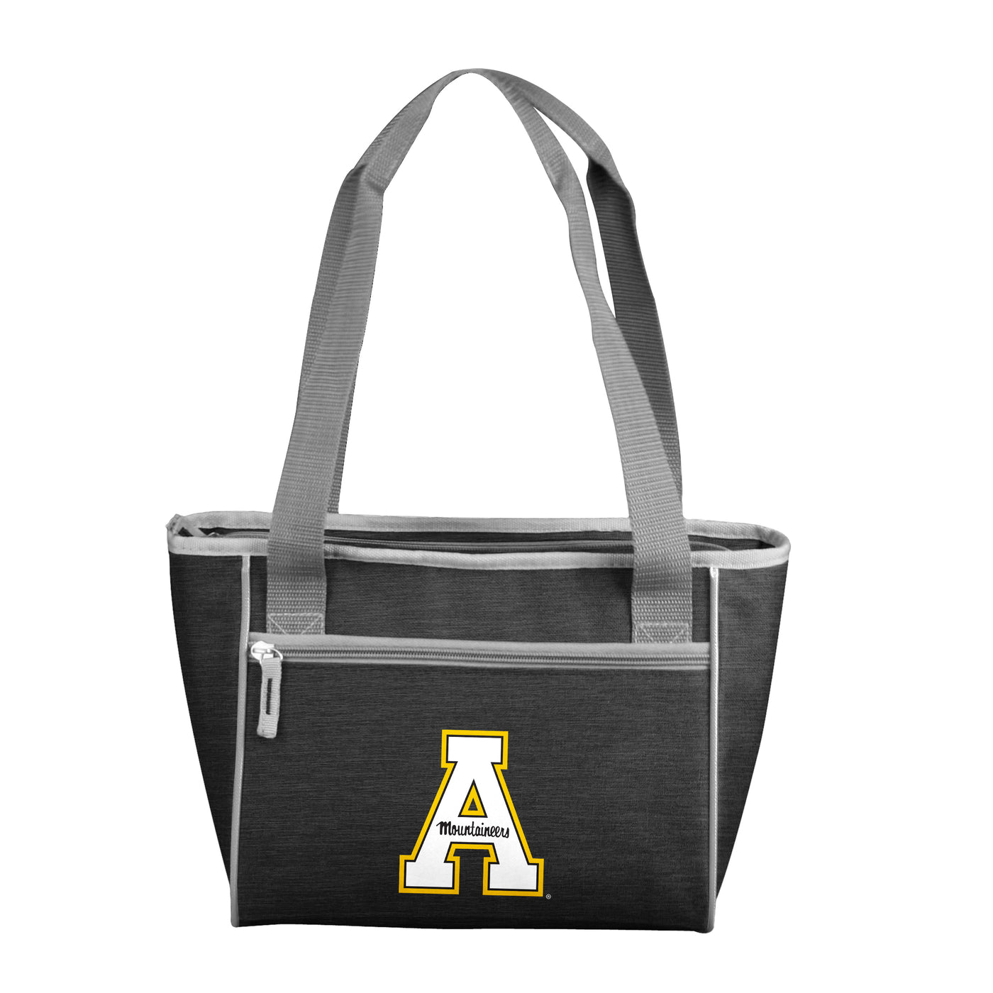 Appalachian State University Black 16 Can Cooler Tote f/ Primary Logo