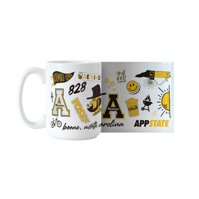 Appalachian State 15oz Native Sublimated Mug